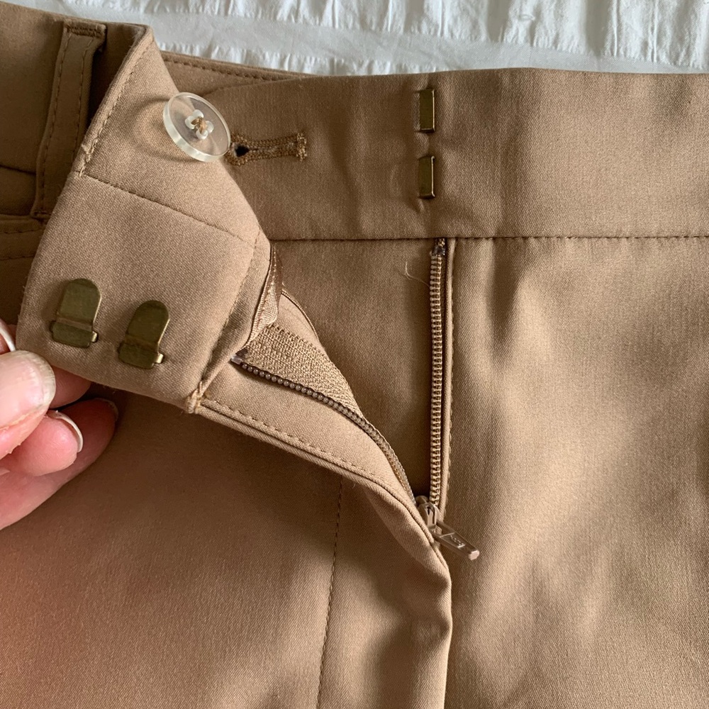 White House Black Market Tan Tailored Shorts - Picture 8 of 16